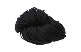 шнур для одежды круглый цв черный 5мм (уп 100м) 5-02 купить по 1.95 для тактического снаряжения в Томске 