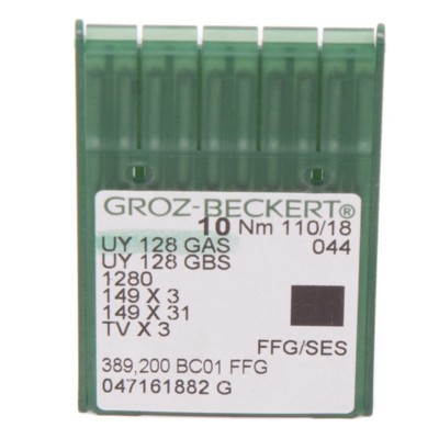 Иглы GROZ-BECKERT UY 128 GAS SES №110 (уп.10шт.) (0)