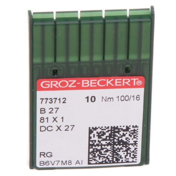 Иглы GROZ-BECKERT DCx27 (Bx27) №100/16 (уп.10шт.)0