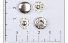 кнопка l-10 цв никель сталь 9.5мм (уп ок.1440шт) k-38 strong купить по цене 1.43 руб - в интернет-магазине Веллтекс | Томск
