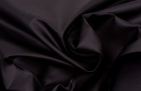 ткань подкладочная ветрозащитная 290t, 60гр/м2, 100пэ, 150см, черный/s580, (100м) wsr купить в Томске.