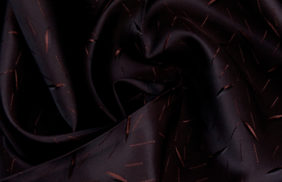 ткань подкладочная поливискоза twill, 90гр/м2, 52пэ/48вкс, 146см, коричневый жаккард зернышко/s917, купить в Томске.